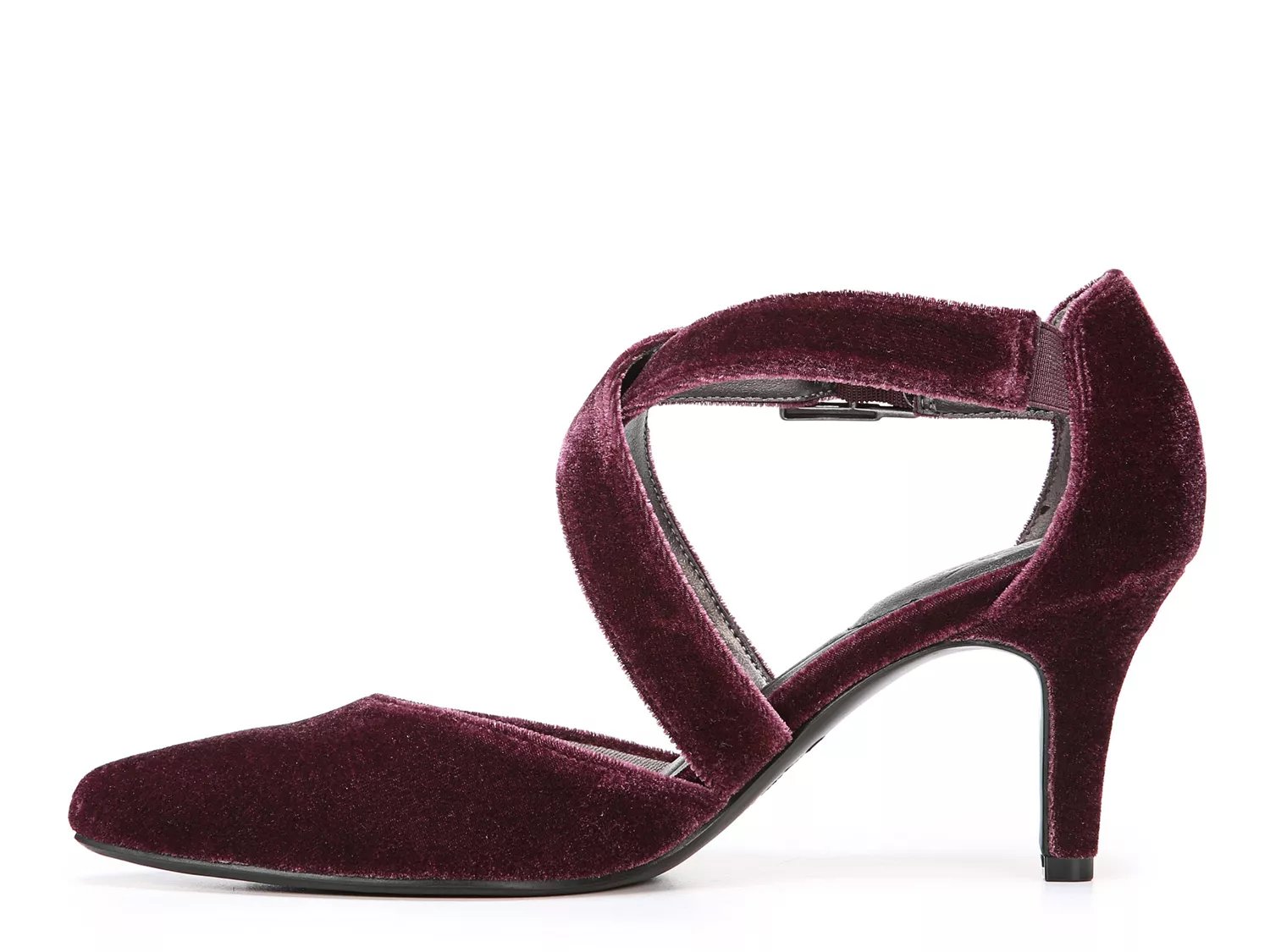 velvet pumps flat