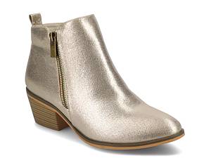 Gold deals booties dsw