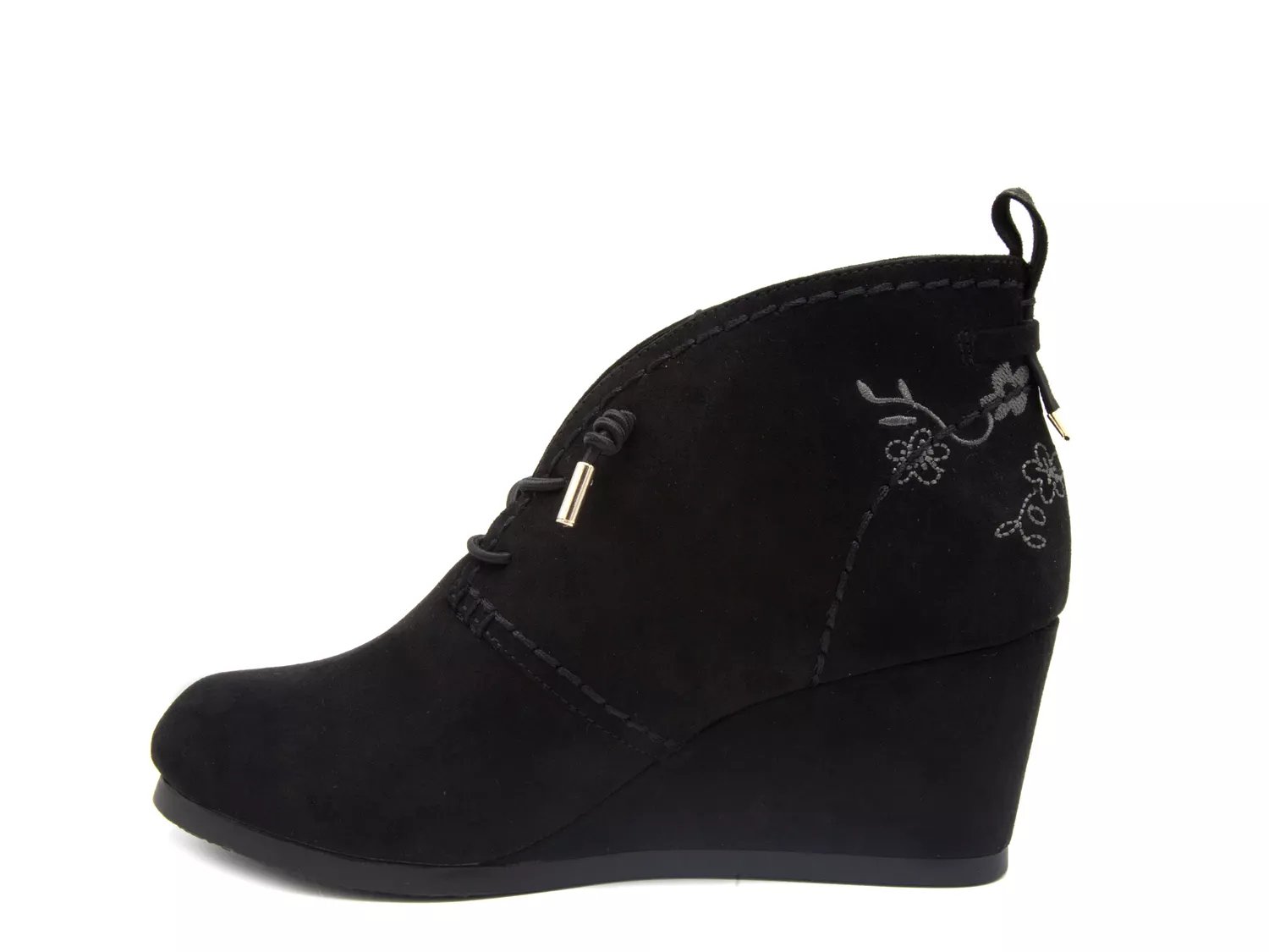bebe wedge boots