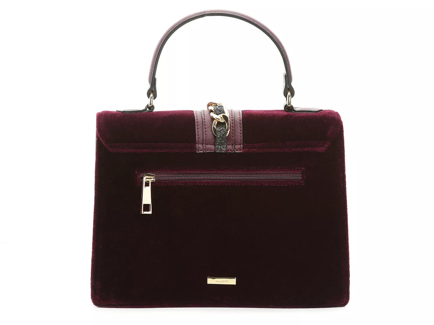 Aldo Macon Velvet Satchel DSW