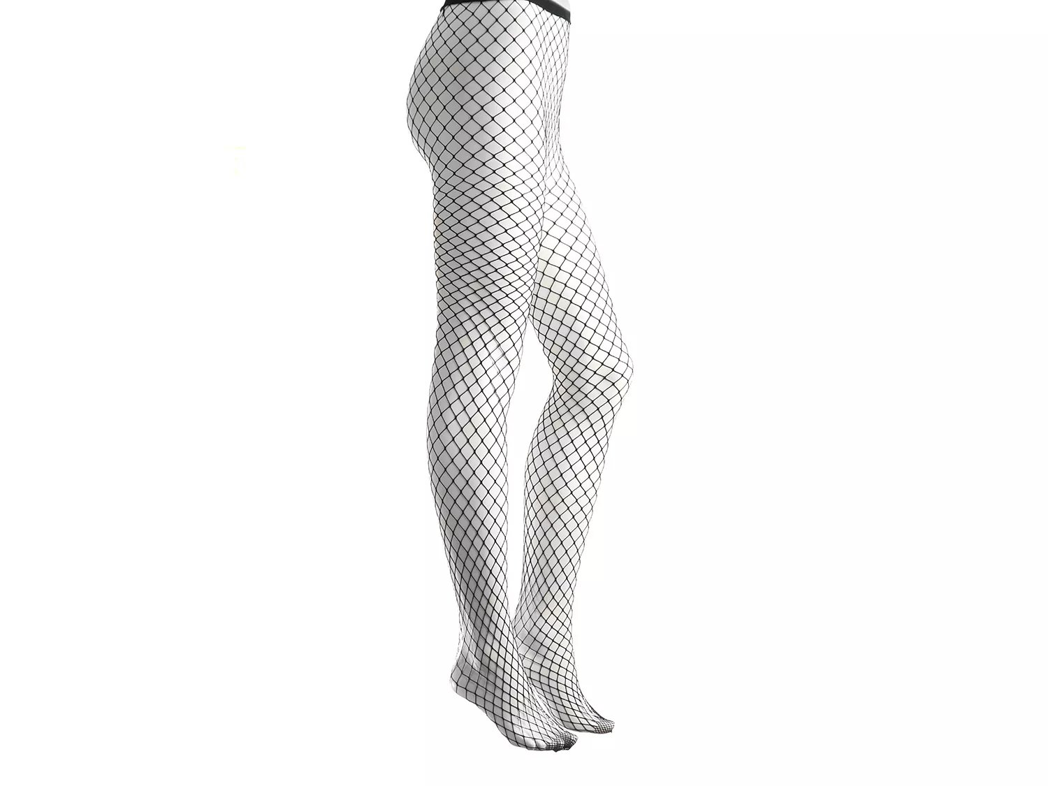 Womens Black 2pk Medium Fishnet Tights