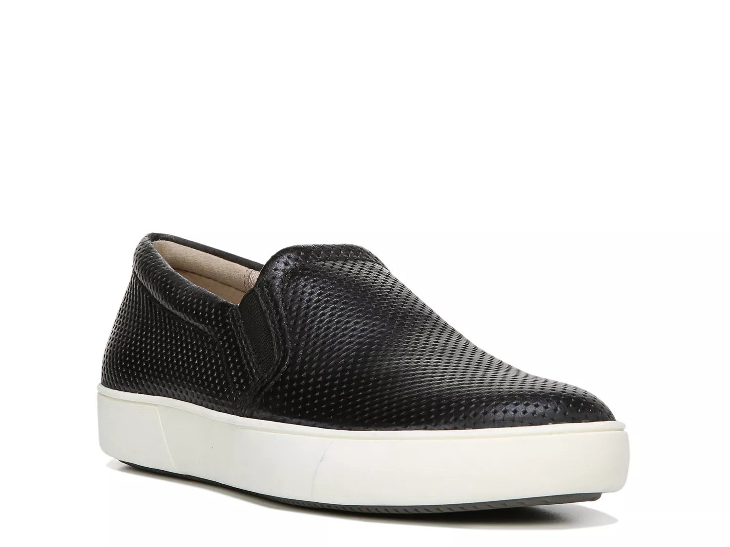 black slip on gym shoes