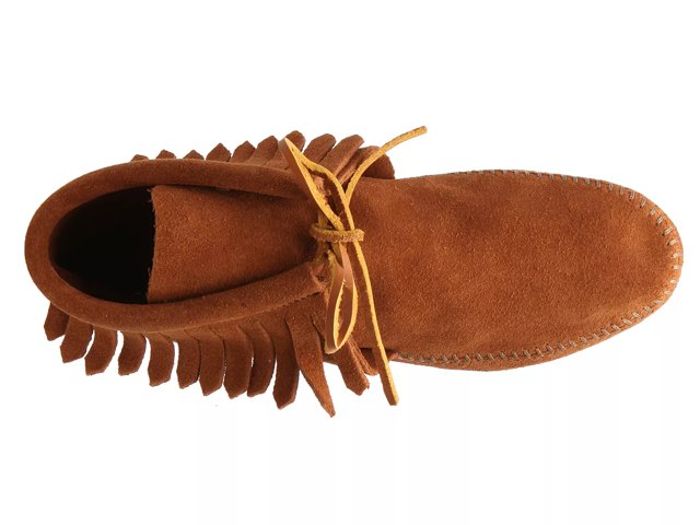 Minnetonka classic fringe ankle boot shop
