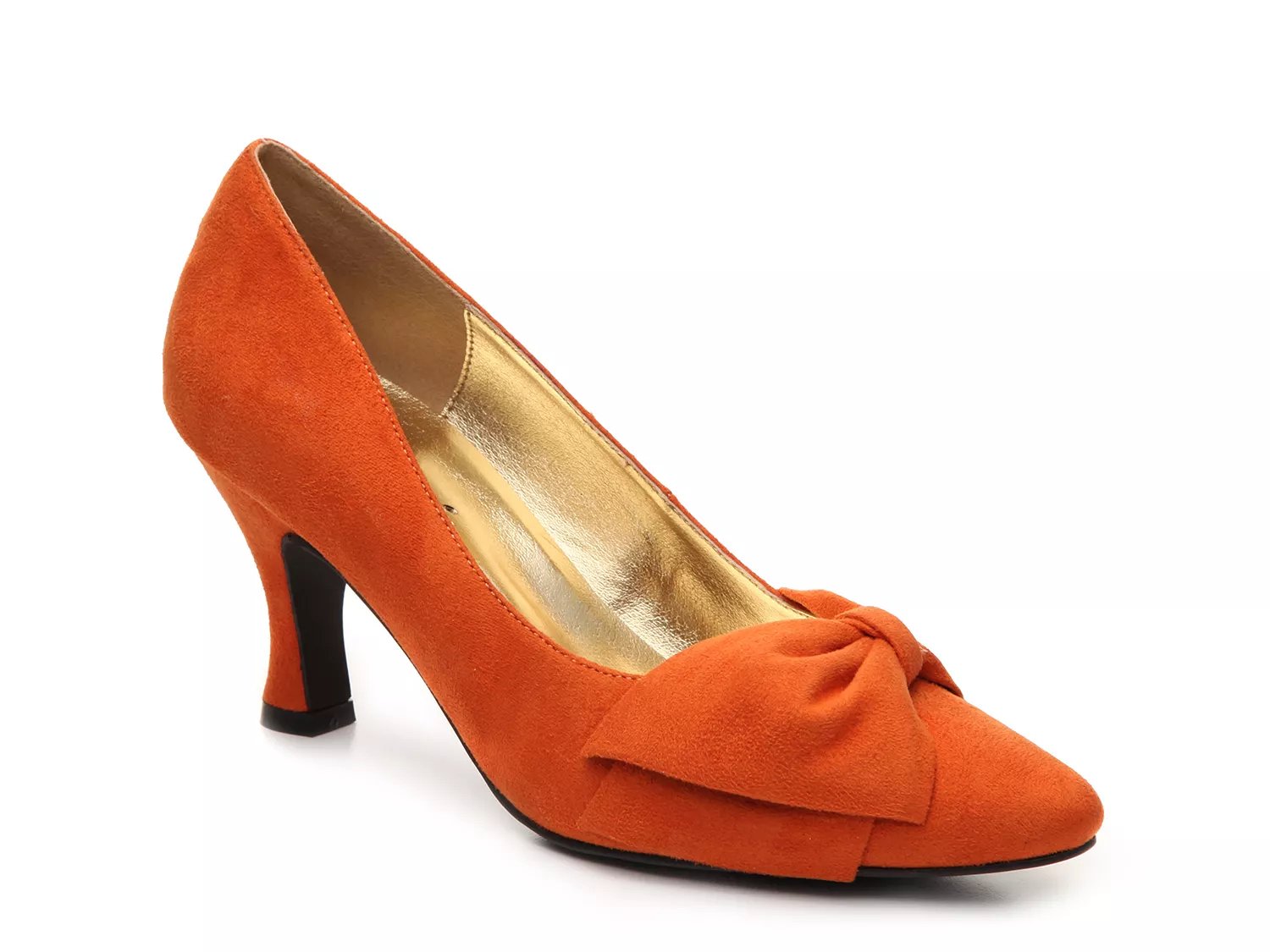 dsw orange pumps