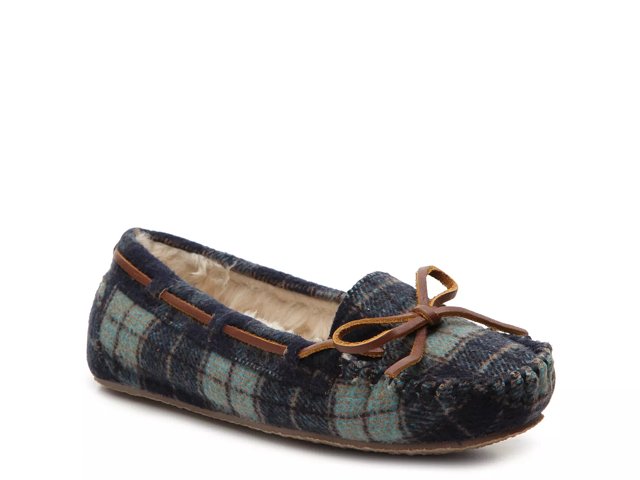 Minnetonka Plaid Cally Slipper Free Shipping DSW