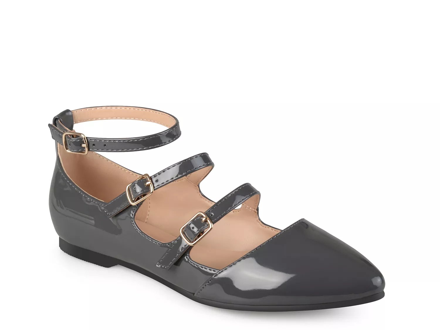 dsw ankle strap flats