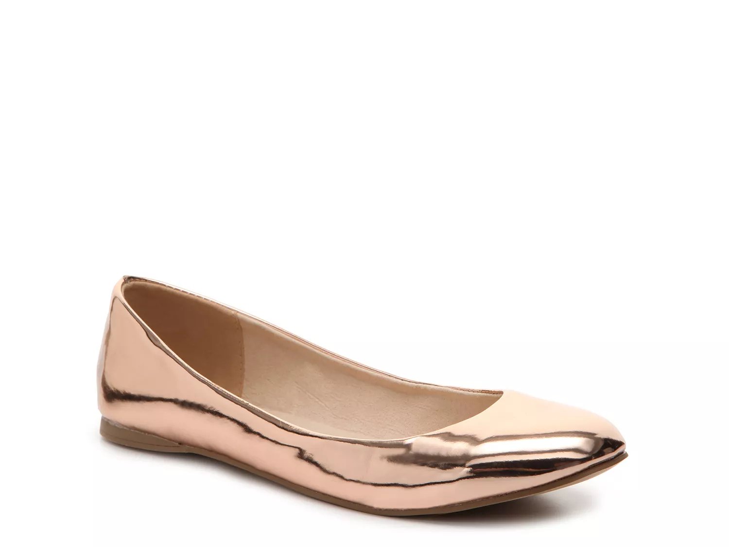 dsw rose gold flats