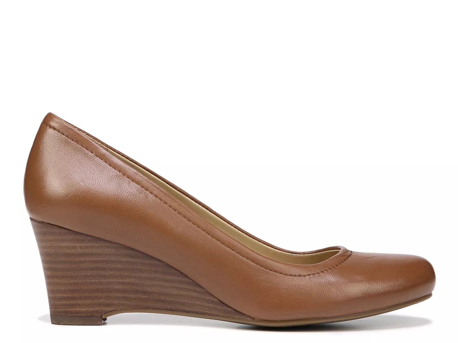 naturalizer hydie wedge pump brown