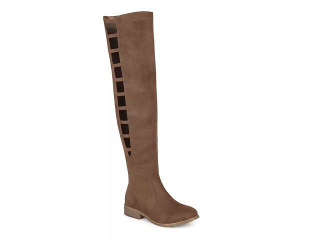 Journee Collection Pitch Wide Calf Thigh High Boot