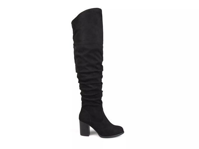 Journee Collection Women s Wide Width Kaison Boot Black Size 8