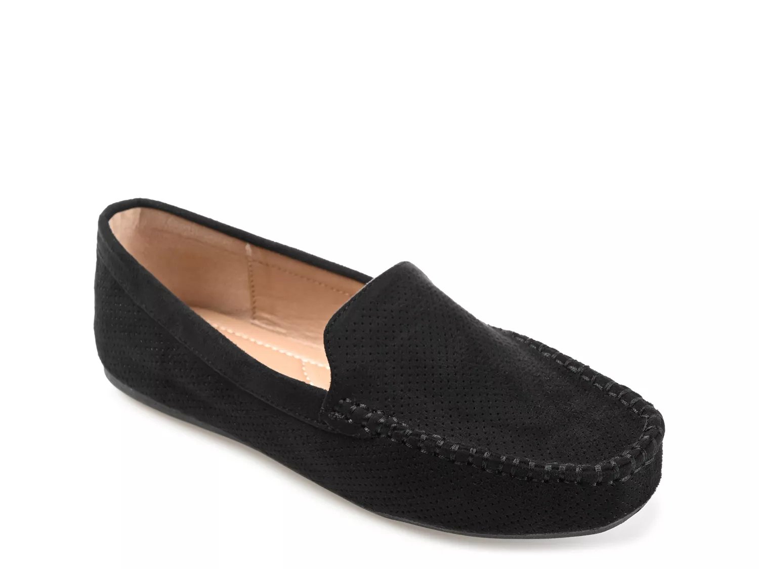 dsw womens black loafers