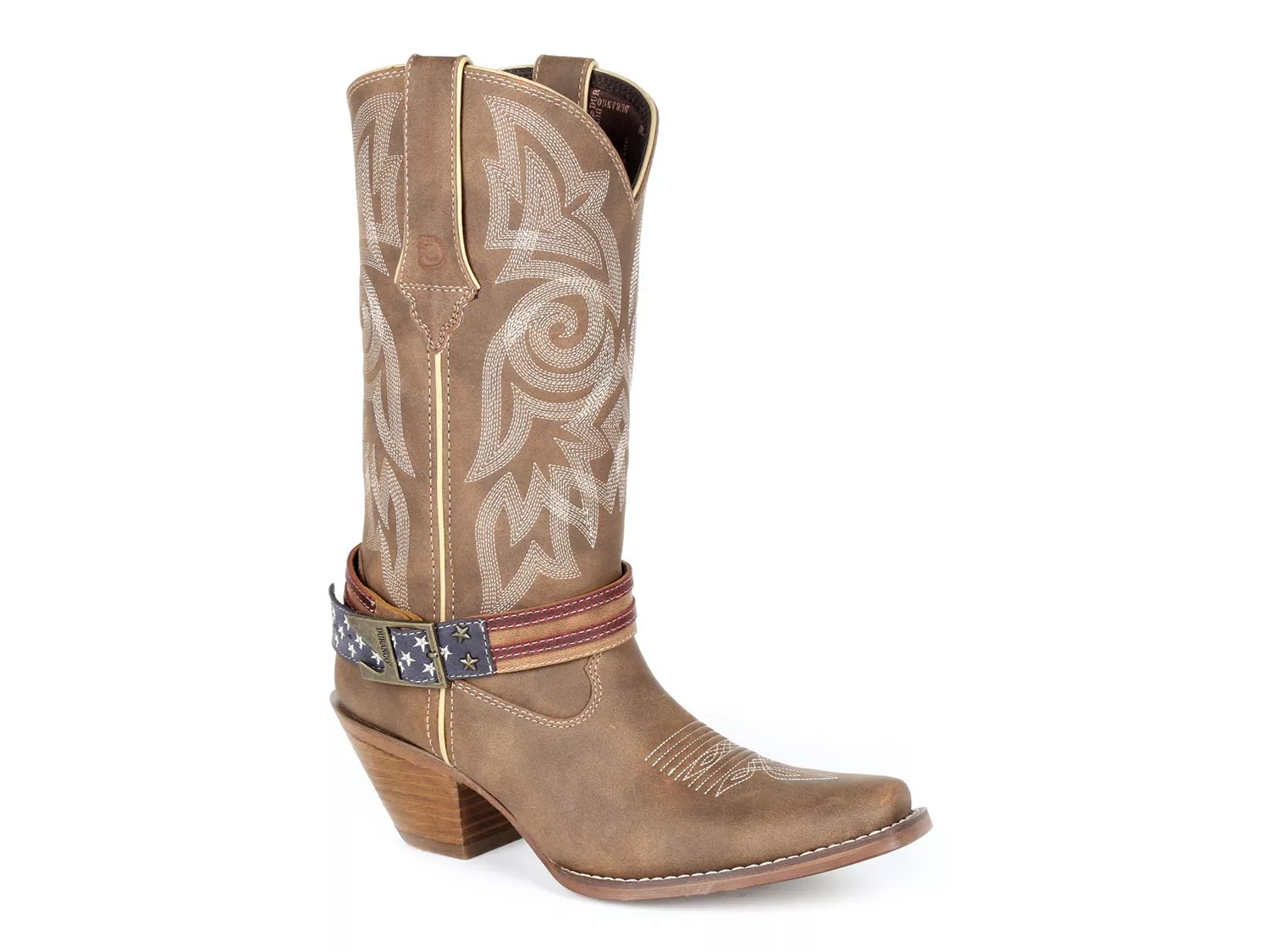  Flag Strap Cowboy Boot 