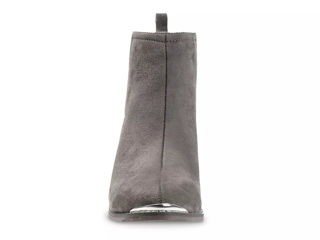 Grey western cheap booties