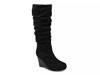 Wedge hot sale slouch boots