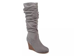 Grey deals wedge boot