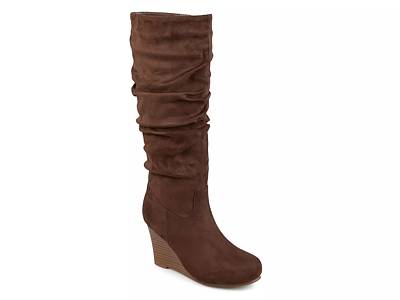 Journee wedge booties sale