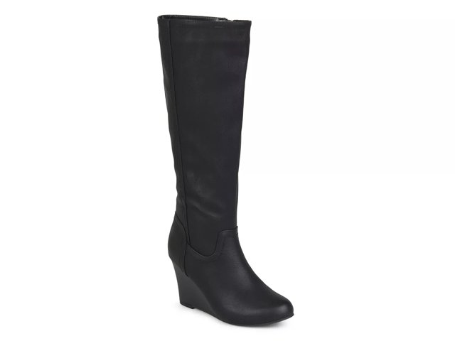 Journee collection magely wedge bootie sale