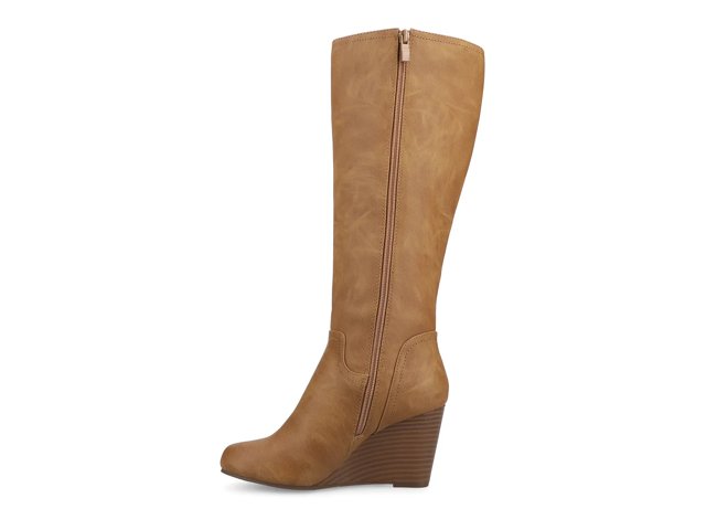 Journee Langly Wedge Boot - Free Shipping | DSW