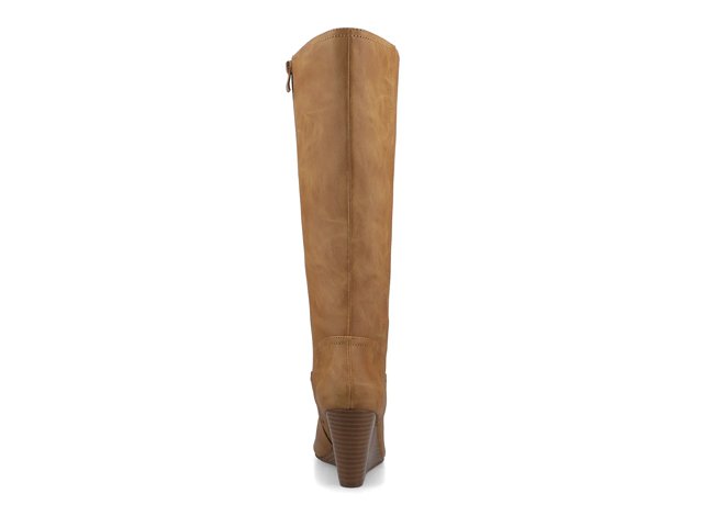 Journee Langly Wedge Boot - Free Shipping | DSW