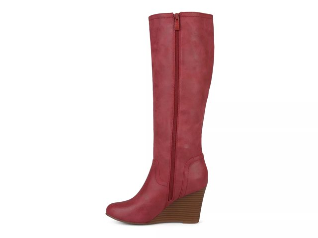 Journee wedge boots discount