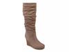 Haze Wide Calf Wedge Boot Taupe view