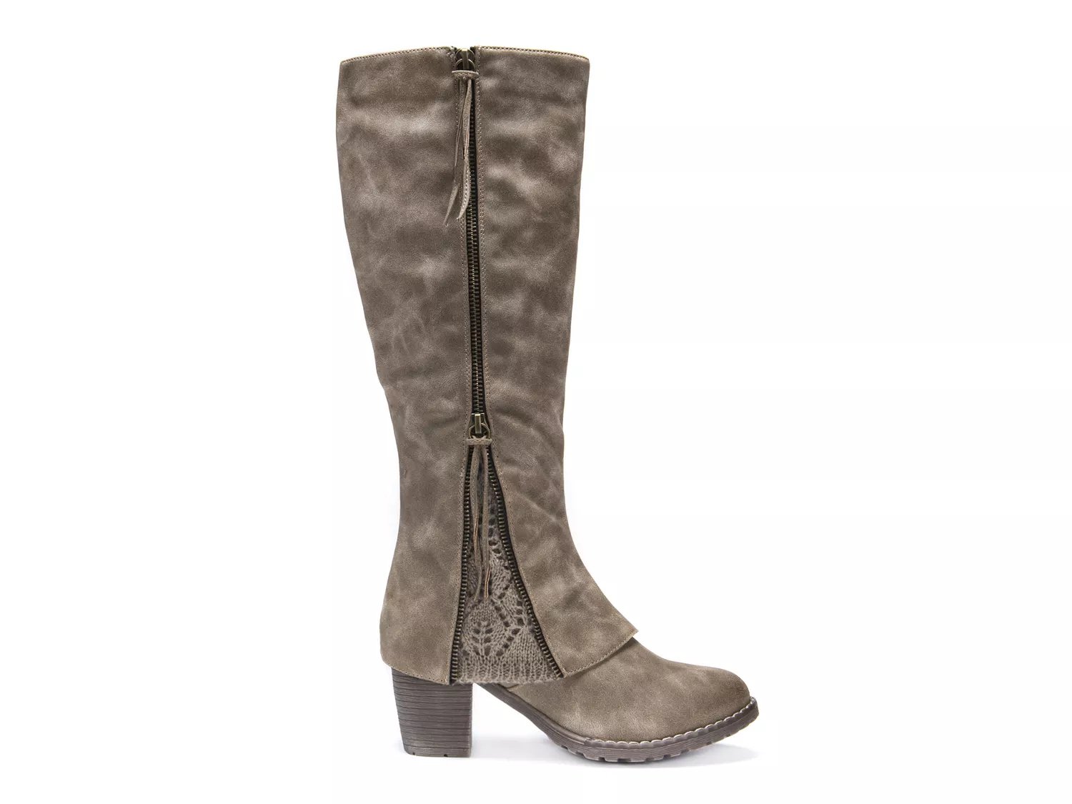 muk luks lacy knee high boot