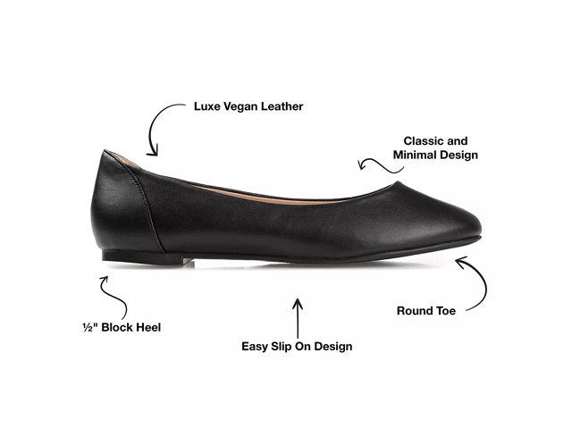 Journee Collection Women s Comfort Kavn Flat Black Size 10