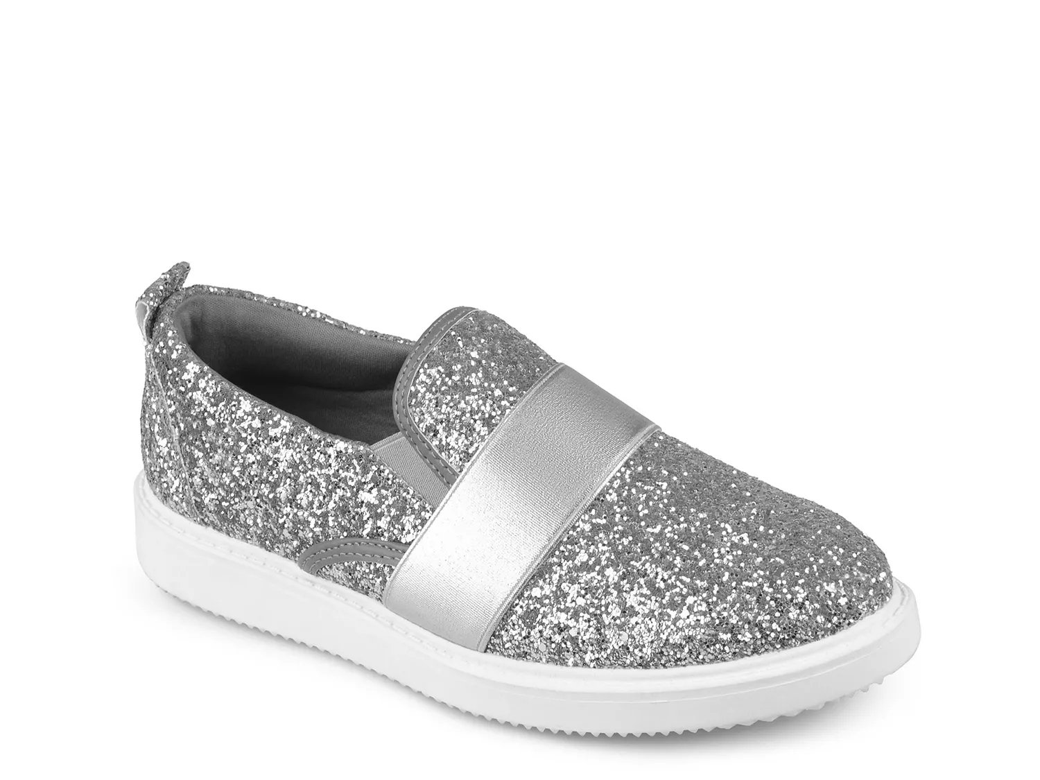 dsw silver sneakers