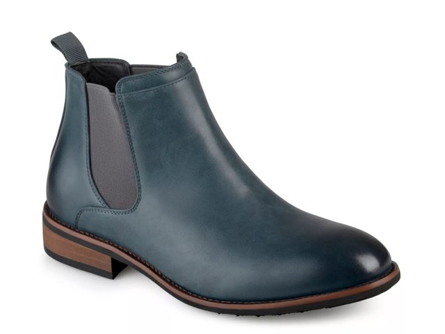 Navy blue top booties dsw