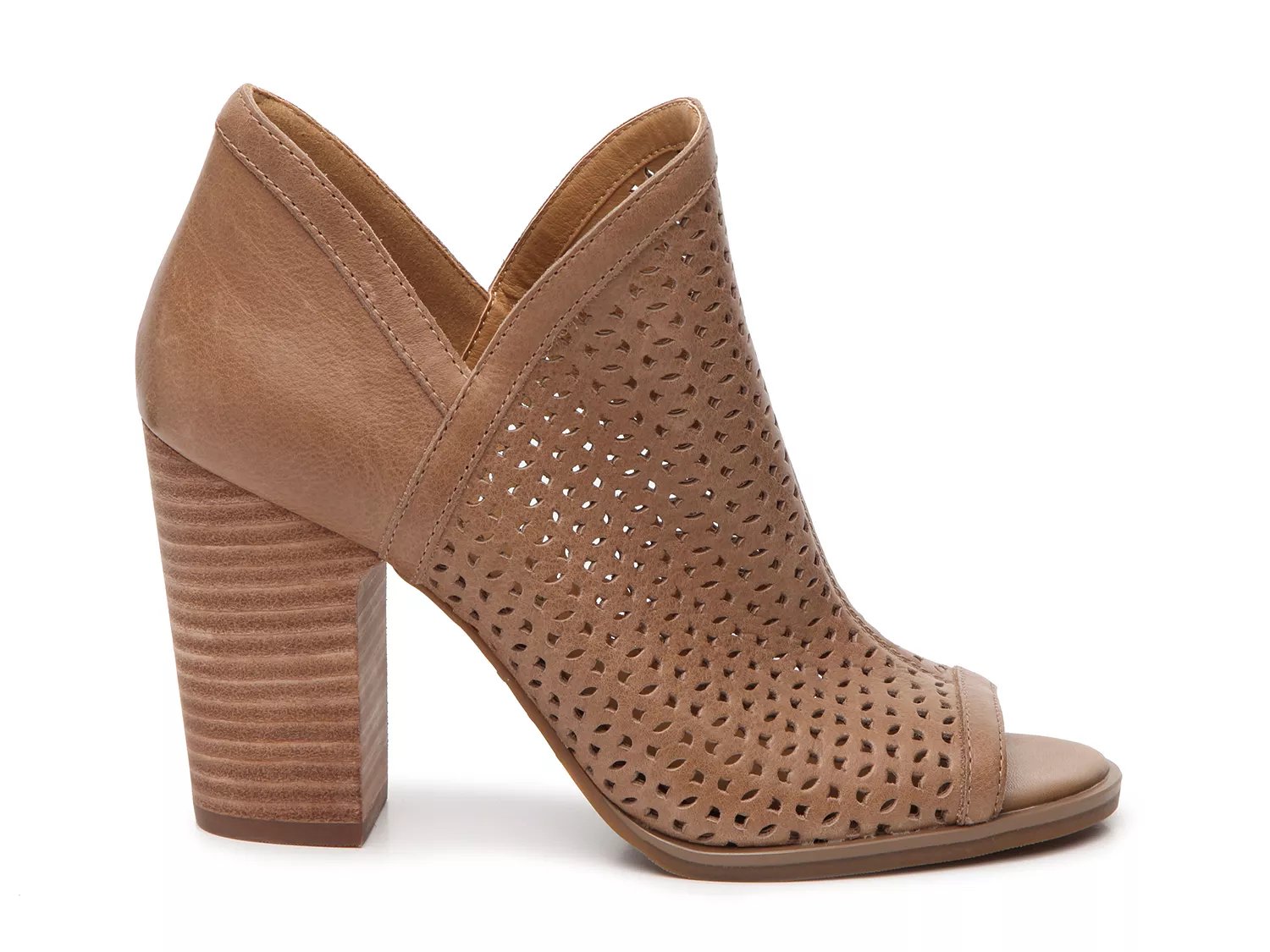 kensie faulkner block heel booties