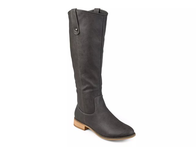 Journee Collection Taven Extra Wide Calf Riding Boot Free