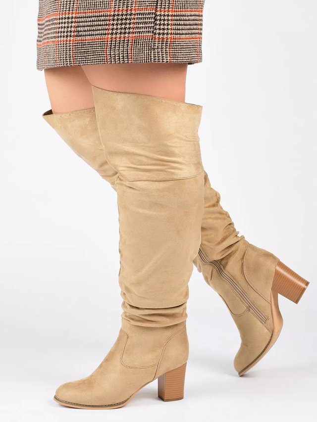Journee Collection Kaison Extra Wide Calf Over the Knee Boot Free Shipping DSW