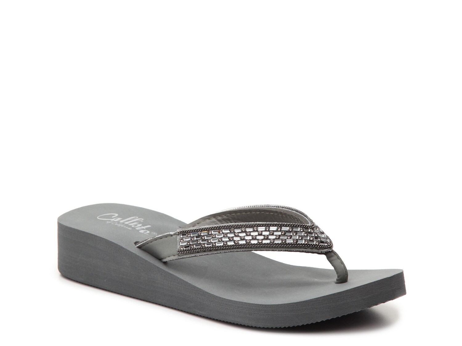 dsw white flip flops