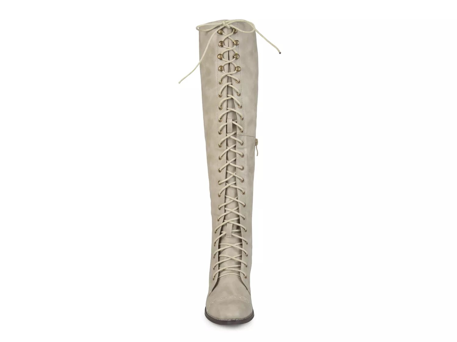 journee collection bazel over the knee combat boot