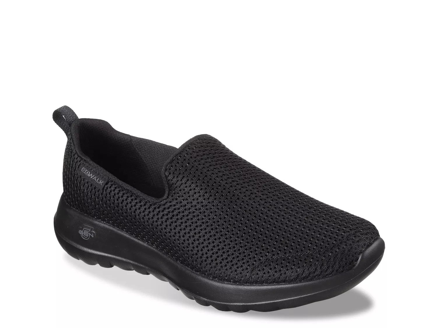 sketchers black leather shoes