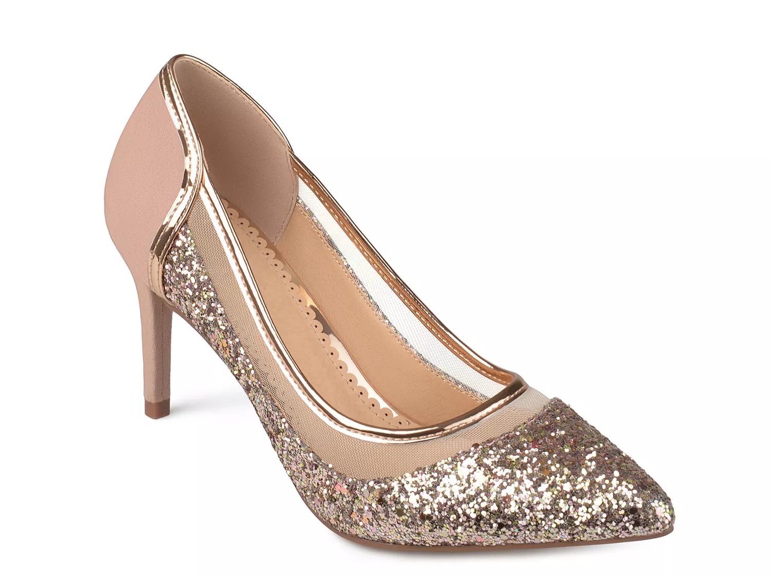 rose gold heels dsw