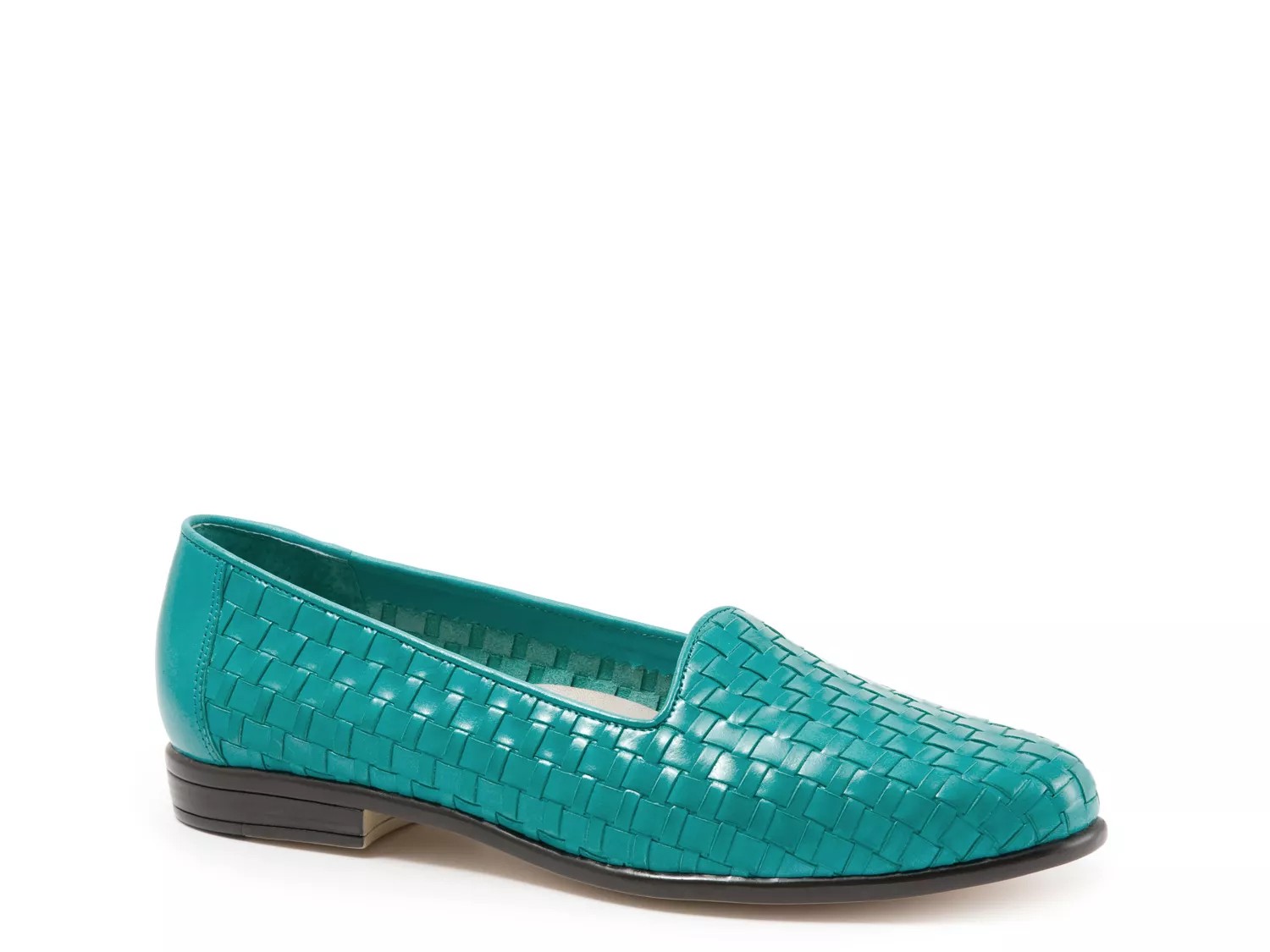 turquoise slip on shoes