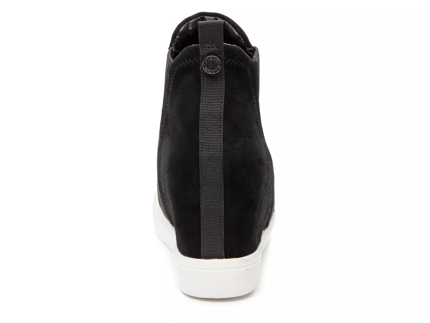 steve madden leii wedge sneaker black