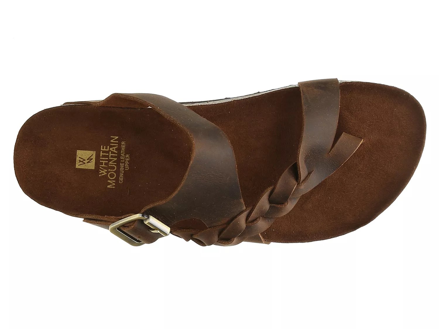 White mountain hamilton sandals sales