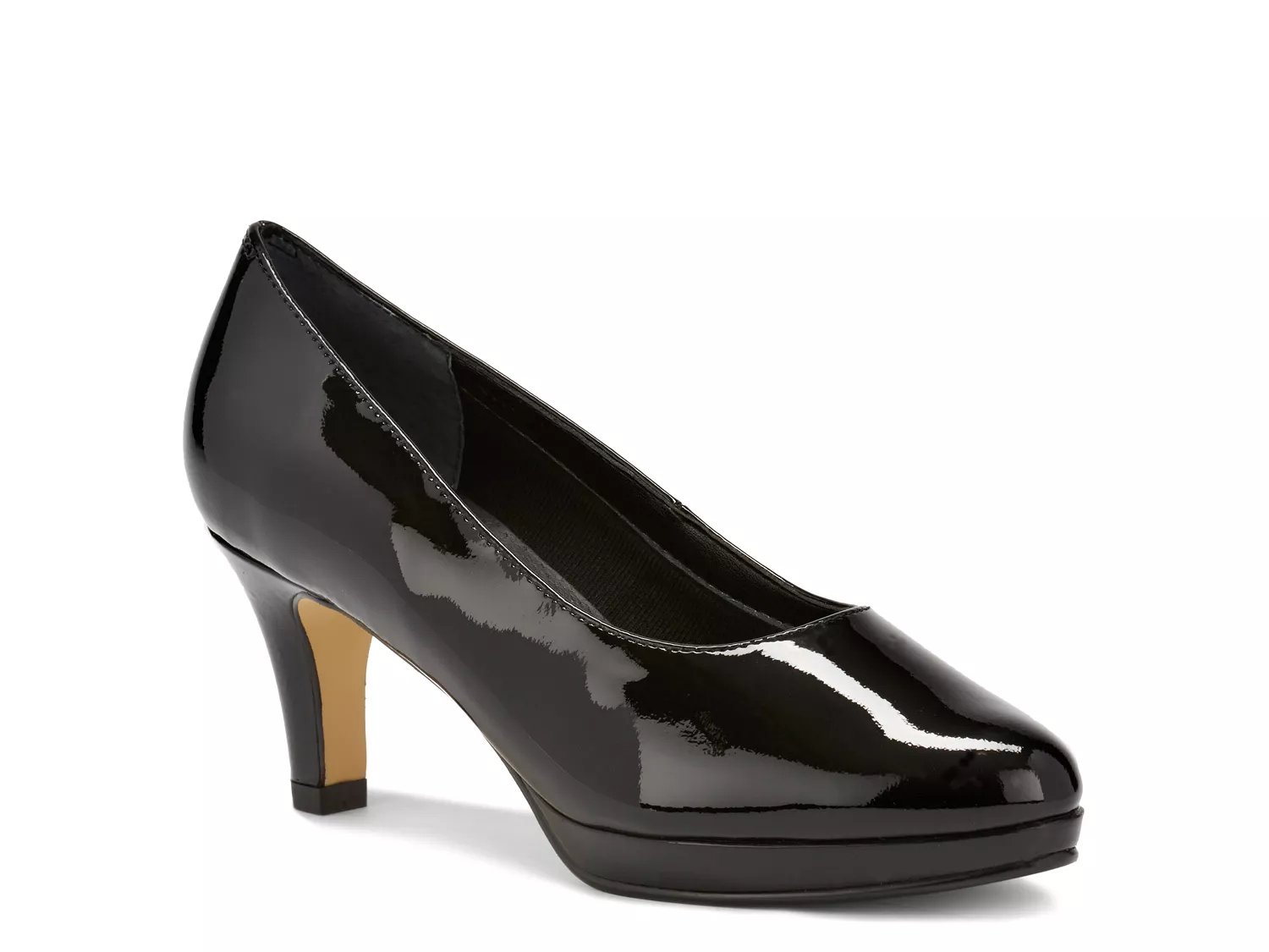 Dsw black cheap patent leather pumps