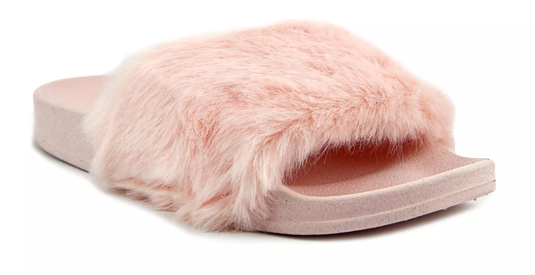 N.Y.L.A. Fur Pool Slide Sandal FINAL SALE Free Shipping DSW