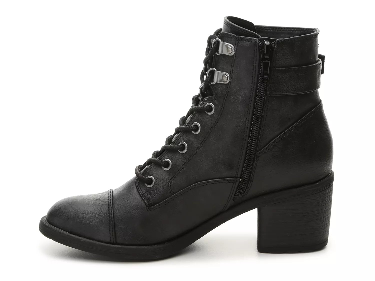 dsw brown combat boots