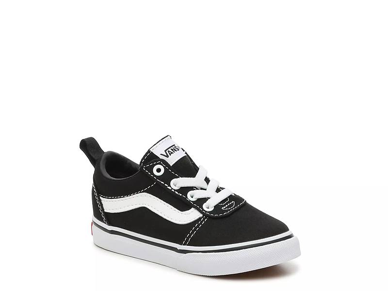 White slip on hot sale vans dsw