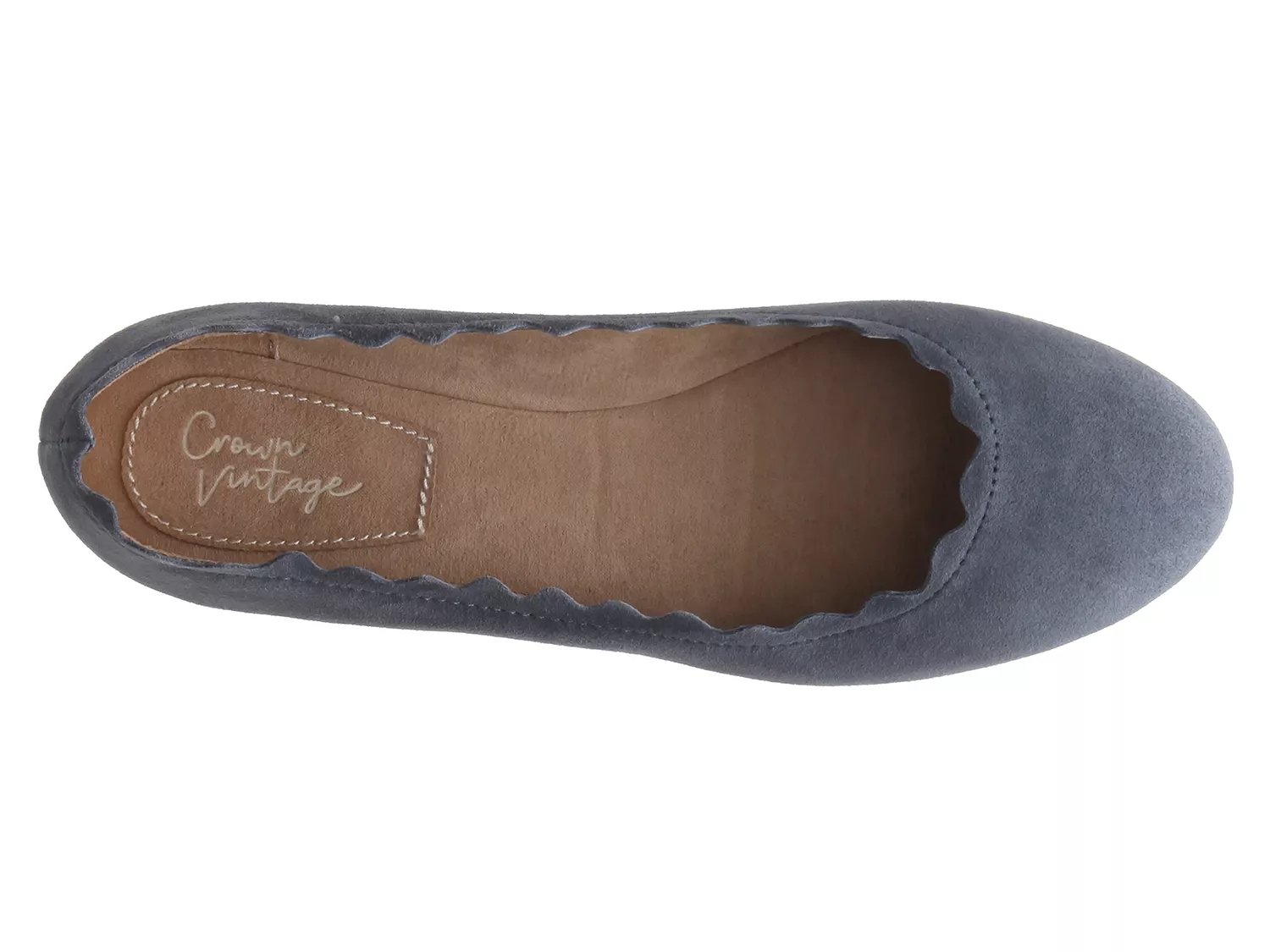 crown vintage ballet flats