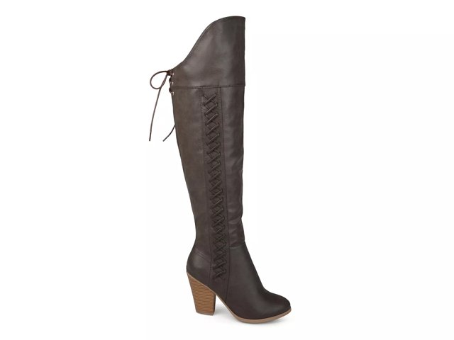 Journee Collection Spritz Wide Calf Over the Knee Boot Free Shipping DSW
