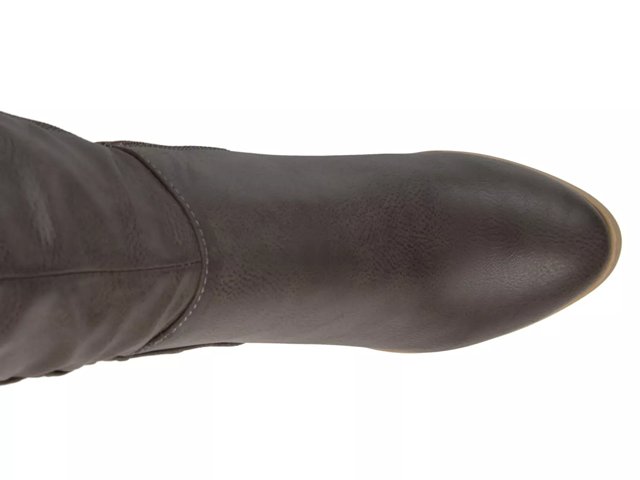 Journee Collection Spritz Wide Calf Over the Knee Boot Free