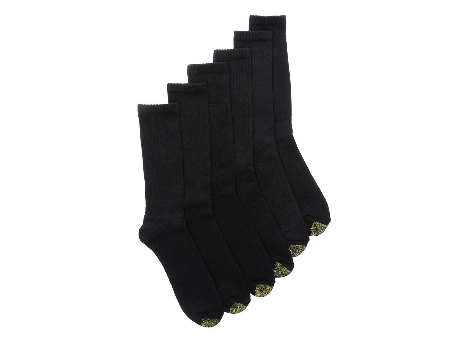 Gold Toe Harrington Men's Crew Socks - 6 Pack - Free Shipping | DSW