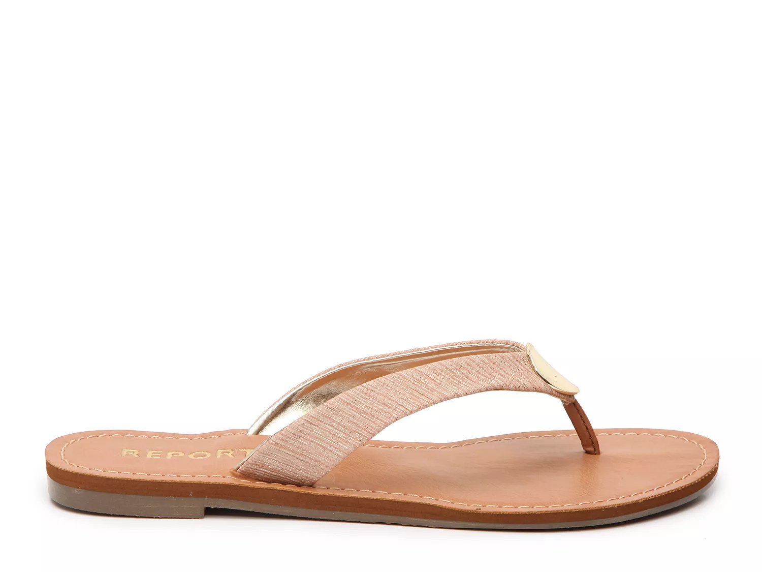 report seville flat sandal