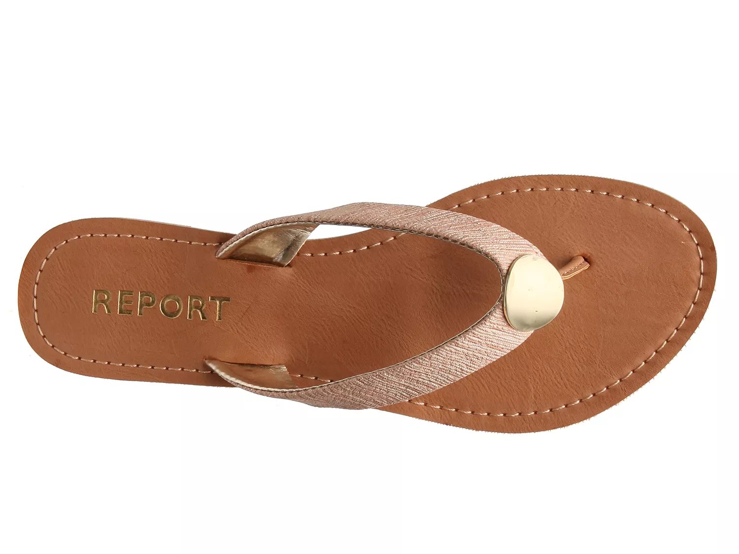 report seville flat sandal