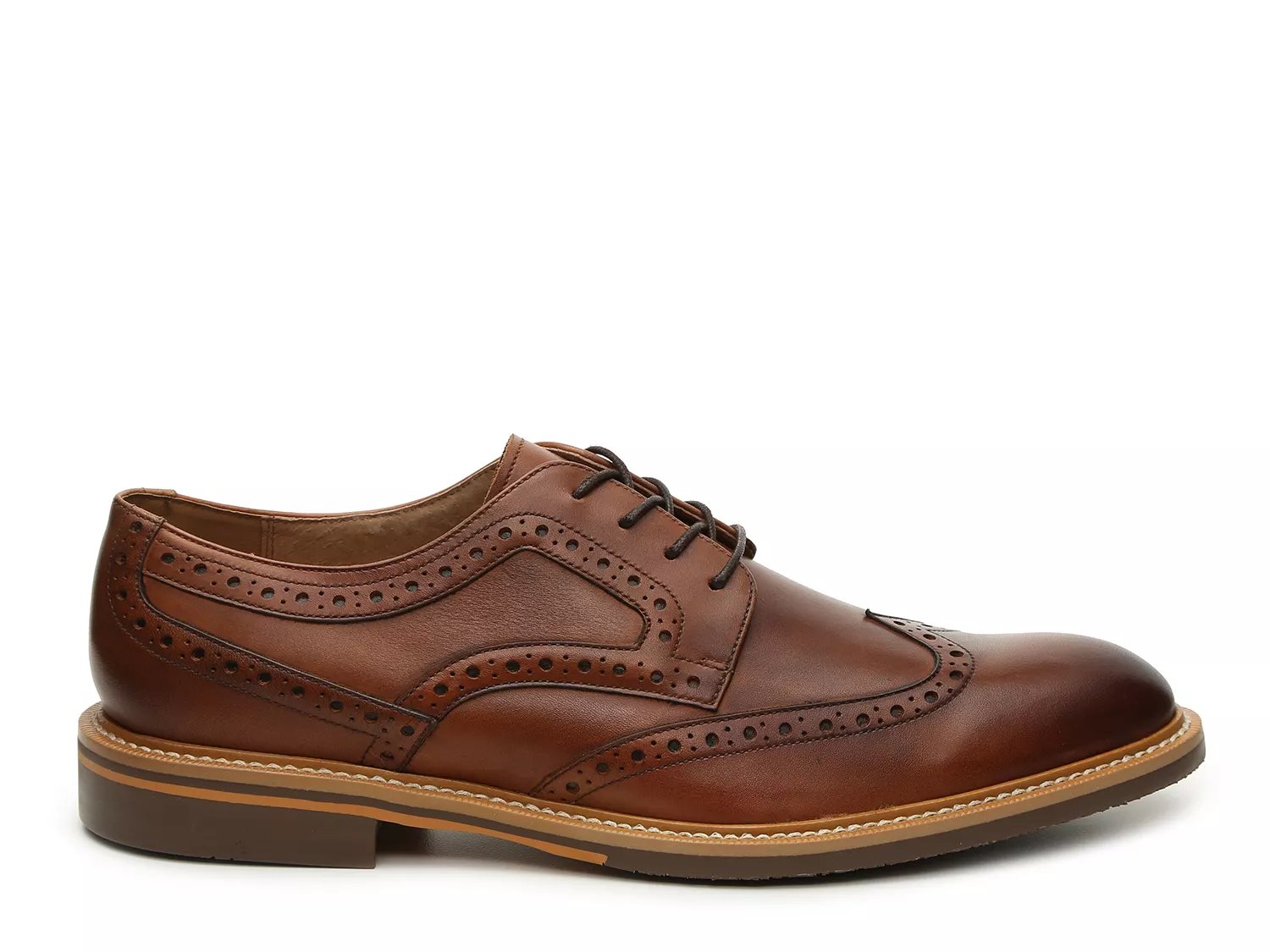 aston grey wingtip shoes